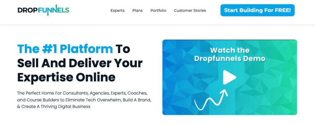 dropfunnels website builder tool