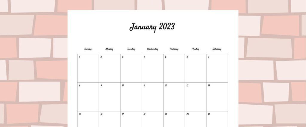free calendar 2023