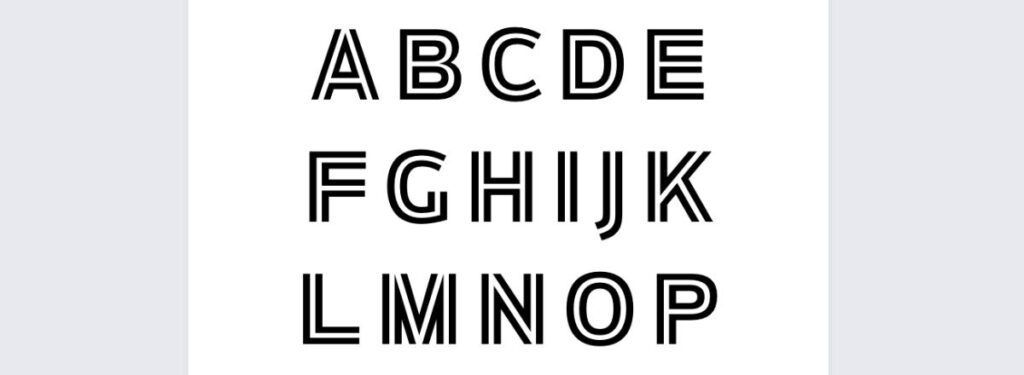 free alphabet template