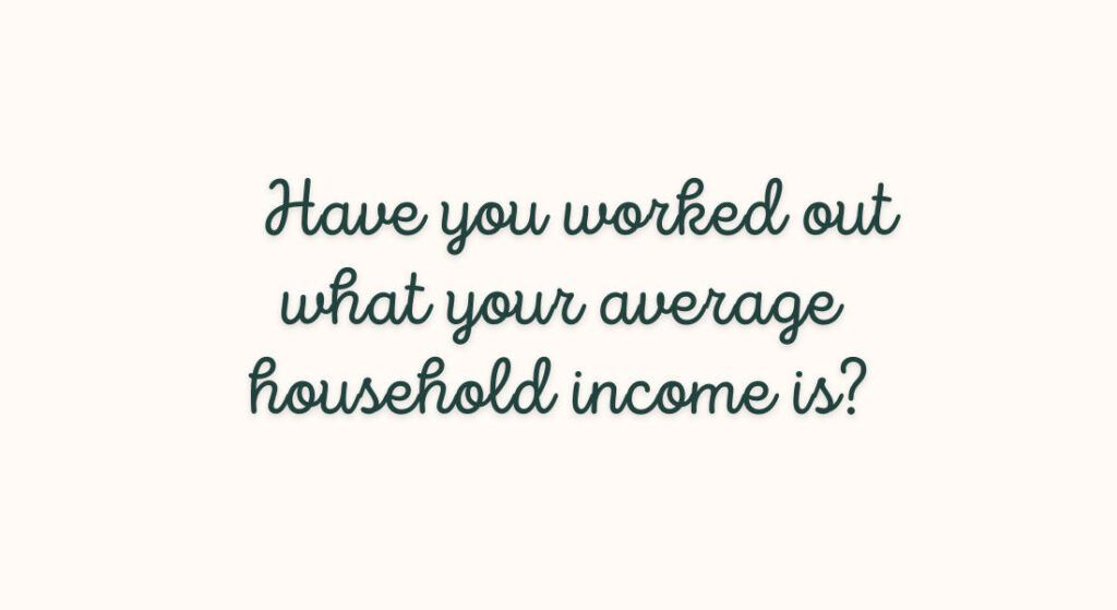 average household income